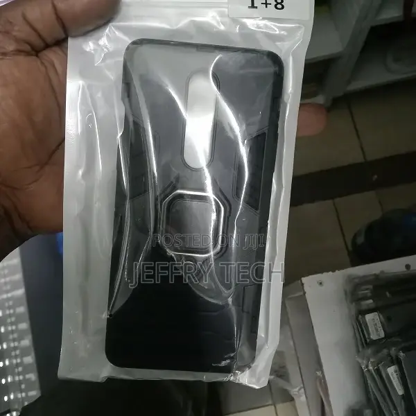 Phone Case for Oneplus 8 Silicone PC Metal Ring Holder Cover