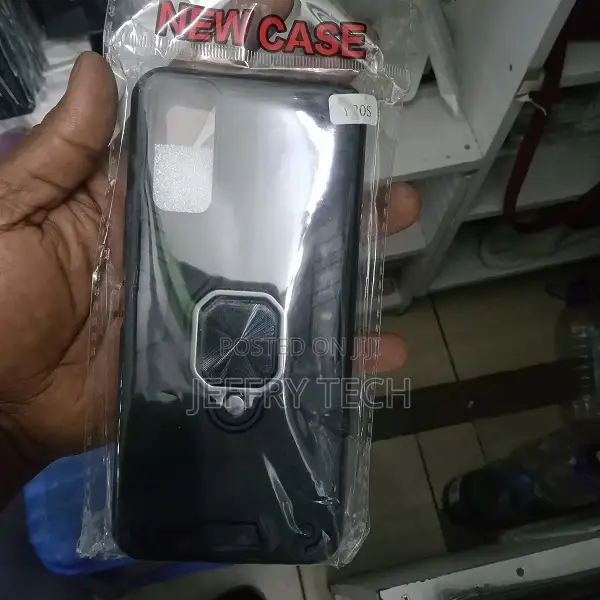 Case Vivo Y20s Hybrid Shockproof Ring Metallic Holder Video