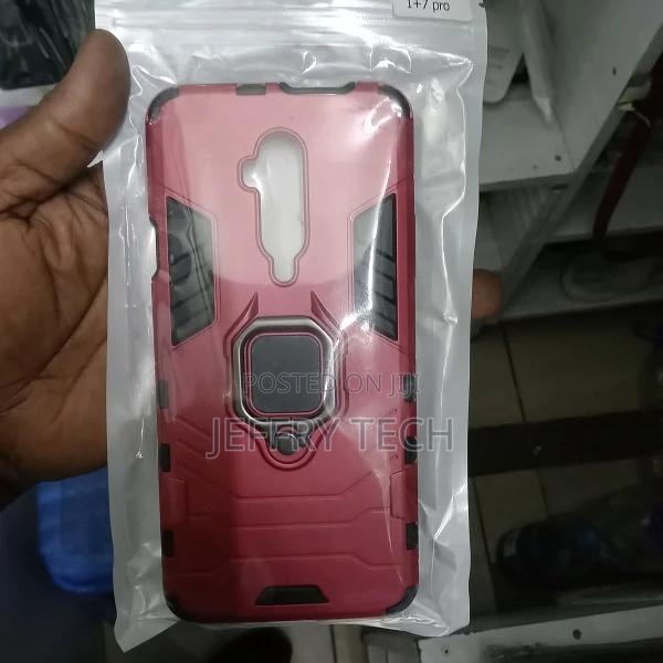 Oneplus 7 Pro Hawk Ring Shock Proof Cover With Inbuilt Kick