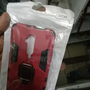 Oneplus 7 Pro Hawk Ring Shock Proof Cover With Inbuilt Kick
