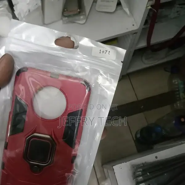Oneplus 7T Falcon Metal Ring Grip Kickstand Shockproof Hard
