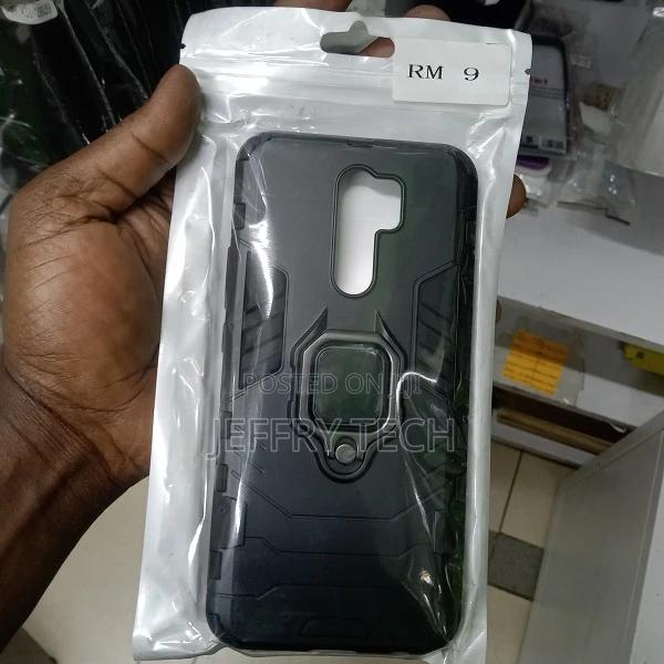 Back Cover for Redmi 9 Metal Ring Case With Luxury