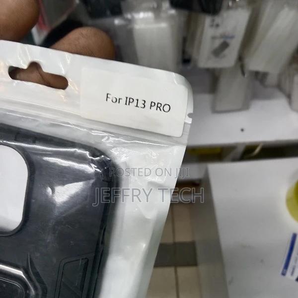 iPhone 13 Pro Shockproof Silicone TPU and Hard PC Armor Phon - thumbnail 4