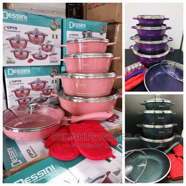 12pcs Desini Nonstick Cookware Set - main view