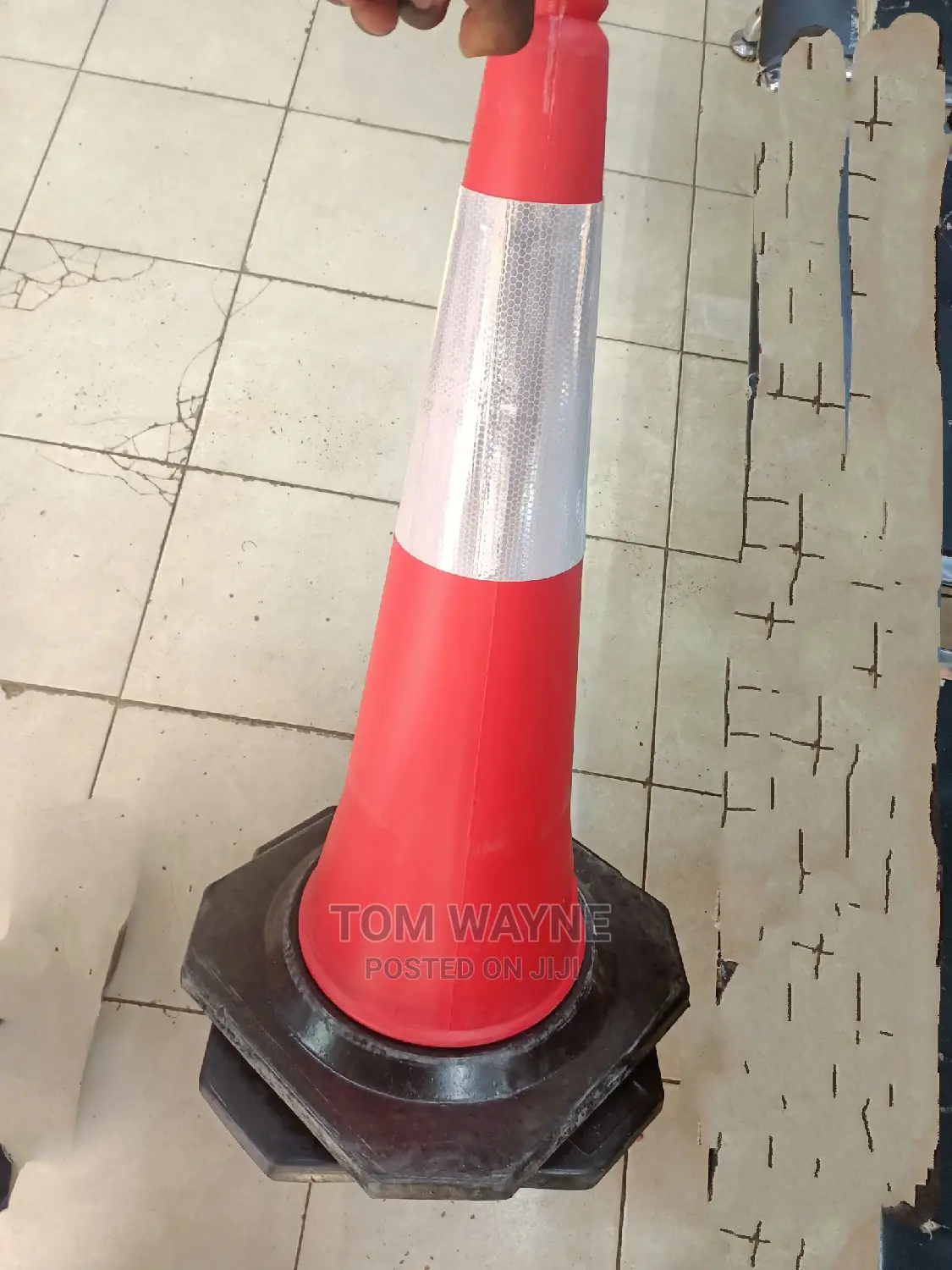 1 Meter PVC Traffic Cone