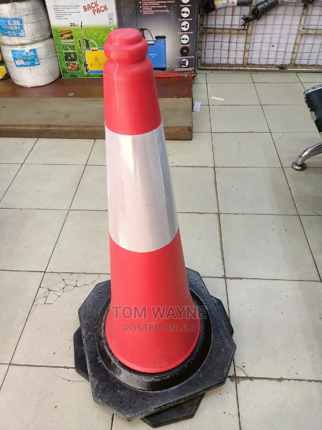 1 Meter PVC Traffic Cone