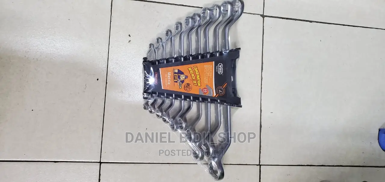 10 Pcs Ring Spanner Set 6 to 27mm