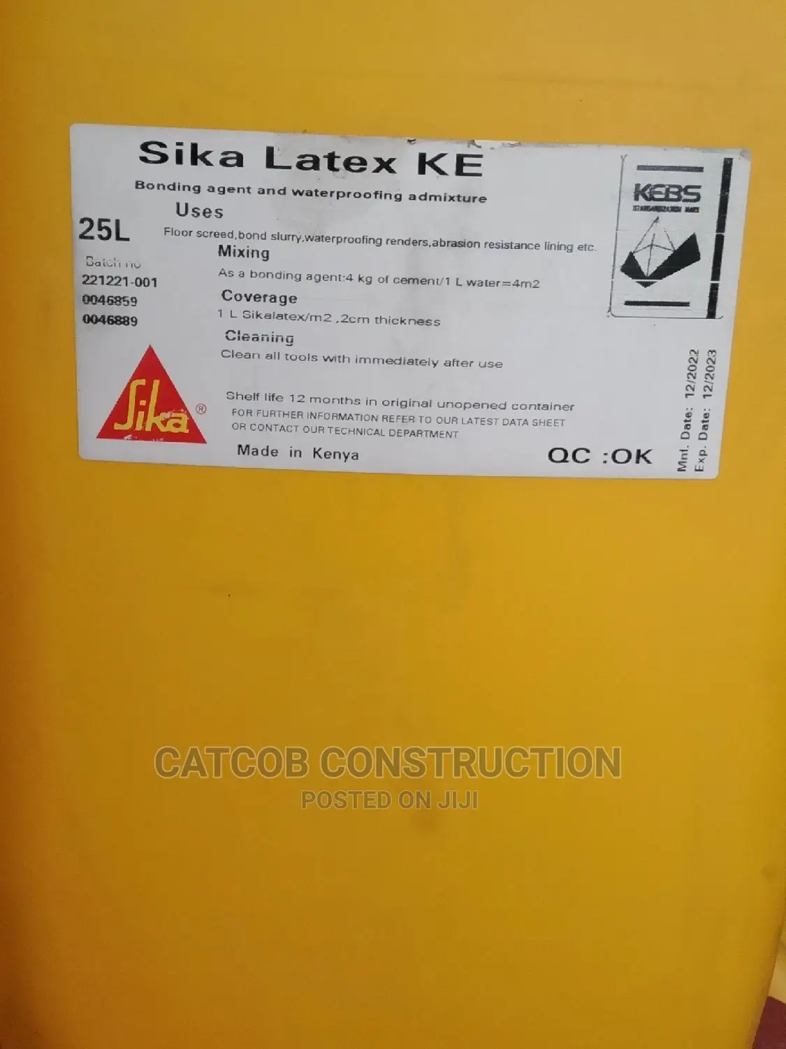 Sika Latex, Bonding Agent