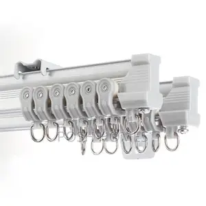 1M Straight PVC Curtain Rails