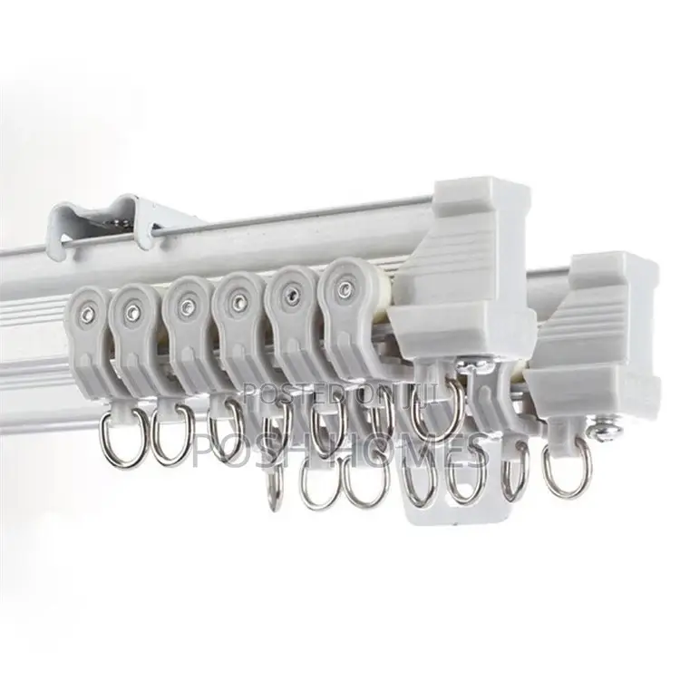 1M Straight PVC Curtain Rails