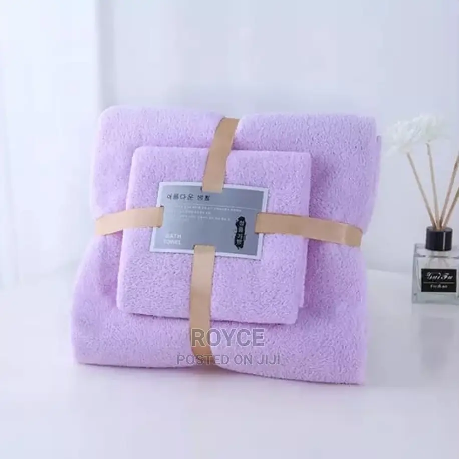 Coral Fleece 2pcs Towel Set