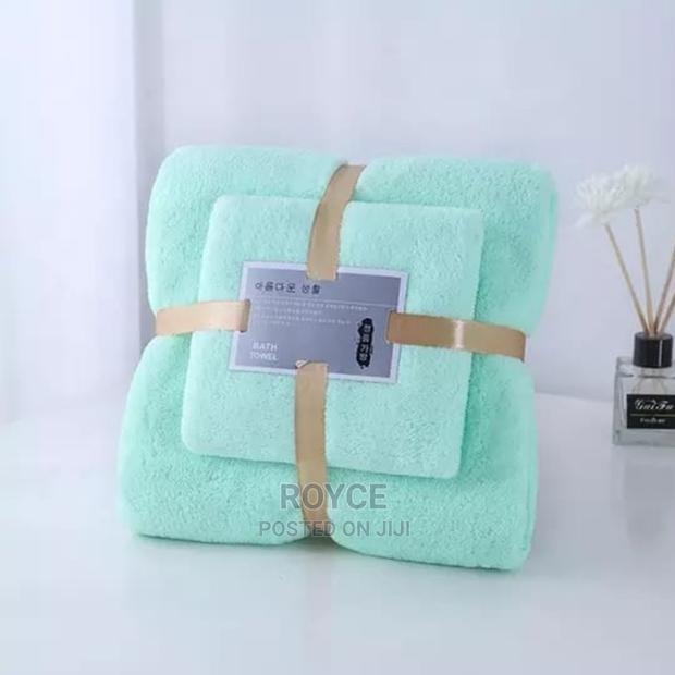 Coral Fleece 2pcs Towel Set