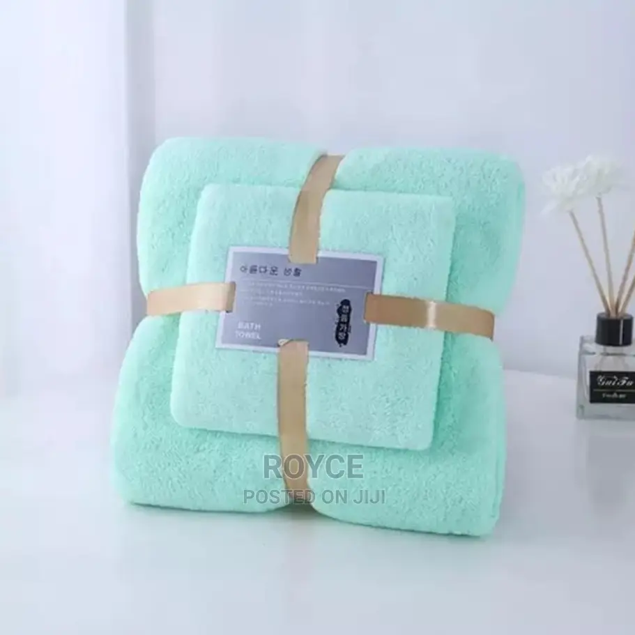 Coral Fleece 2pcs Towel Set