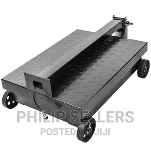 Industrial Scale With 45x60 Cm Platform 500 Kg With Wheels