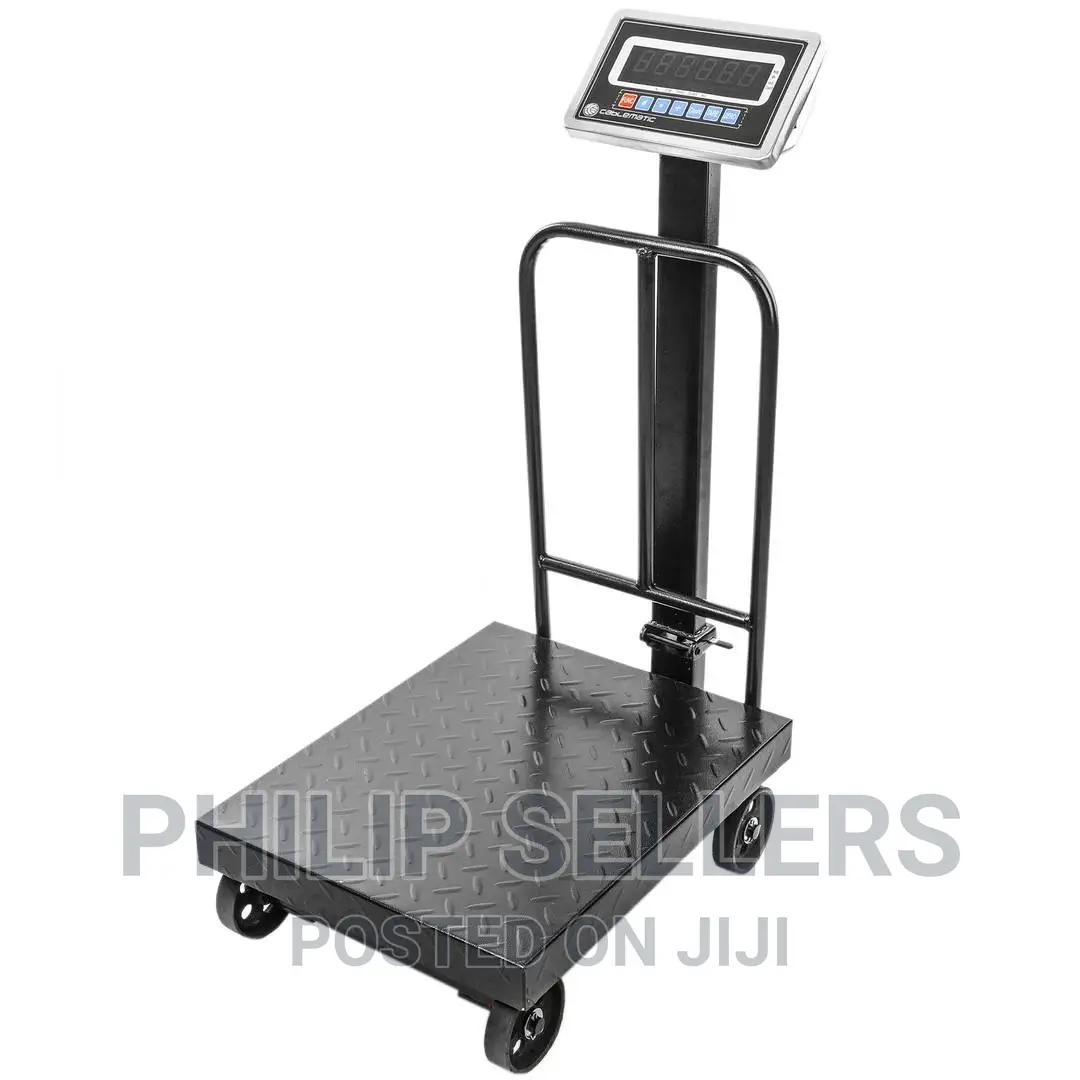 Industrial Scale With 40x50 Cm Platform 200 Kg With Wheels