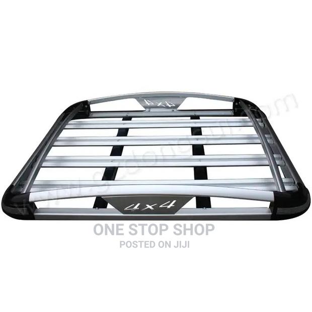 Silver Universal Aluminium Universal Roof Rack - main view