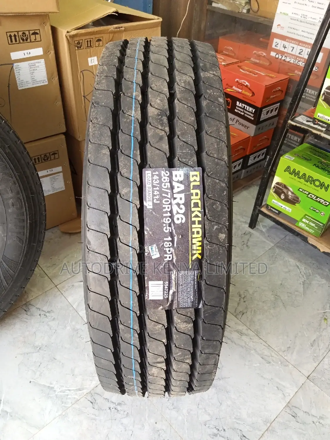 265/70r19.5 Blackhawk Tyre