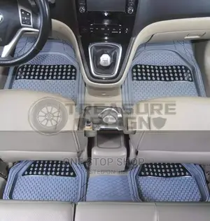 Car Fitted With Grey Car Floor Mats 5pcs(Grey,Black,Baije)