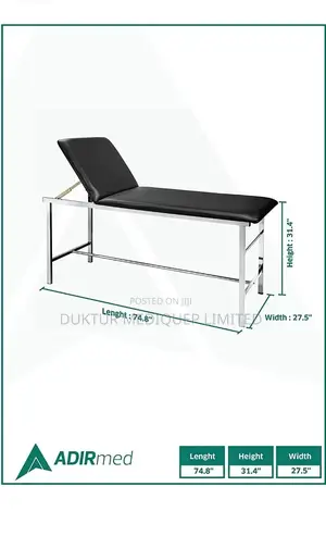 Examination Couch/ Adjustable Backrest - Up to 440lbs