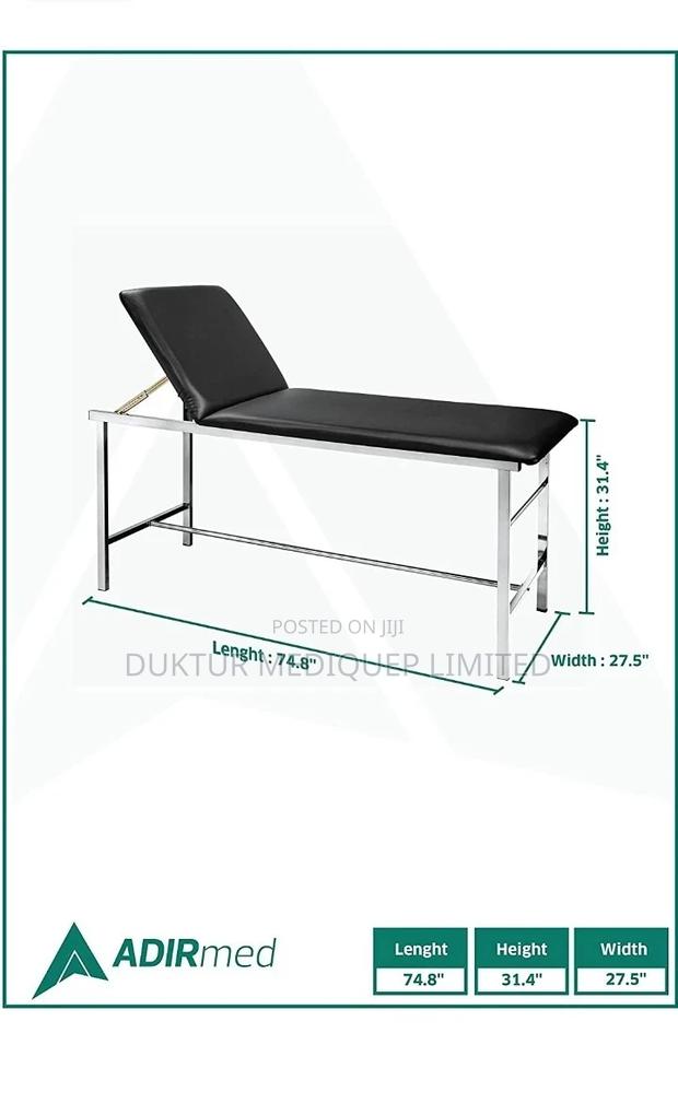 Examination Couch/ Adjustable Backrest - Up to 440lbs - thumbnail 3
