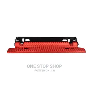 Universal Carbon Fiber Style Adjustable Bike/Car Plateholder
