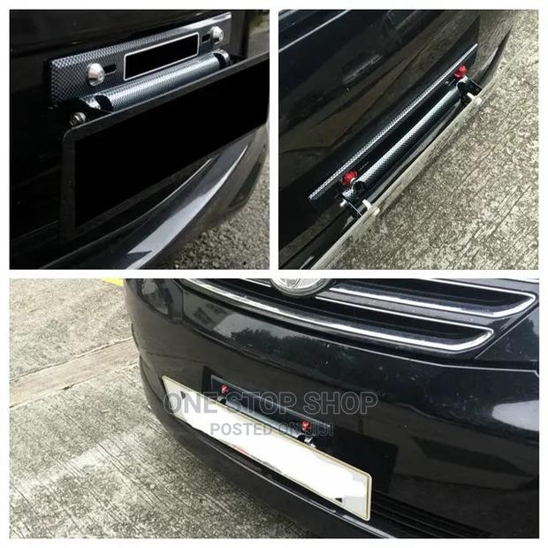 Carbon License Plate Number Plate Metallic Mount