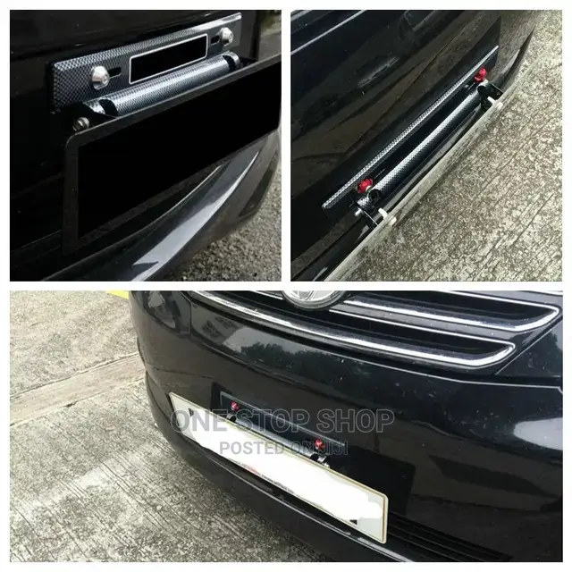 Carbon License Plate Number Plate Metallic Mount