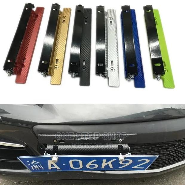 Carbon Fiber Adjustable Racing Auto No.Platemount Bracket