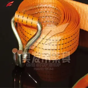 Heavy Duty Cargo Lashing Belts Ratchet Tie Down Straps