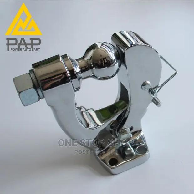 Silver Car Trailer Towing Pintle Hook With+ Ball Combination