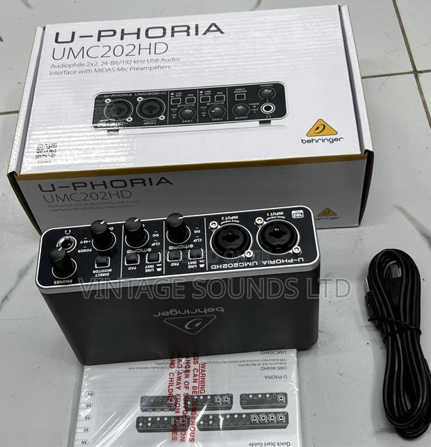 2channel Behringer Umc 202 Hd Studio Soundcard - main view