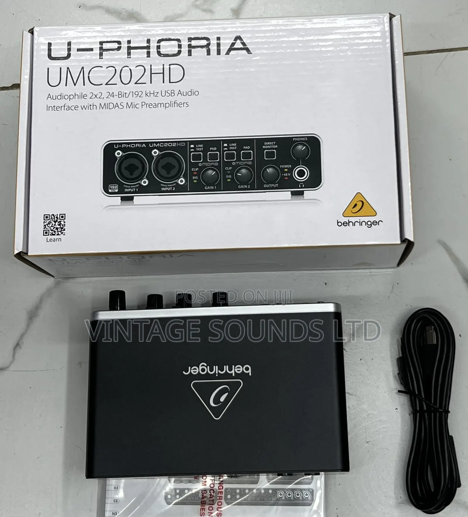 Behringer Umc202 Hd Soundcard/ Audio Interface