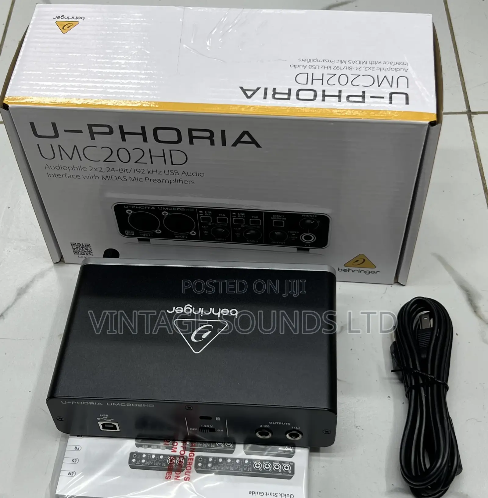 2ch Behringer Umc202hd Soundcard