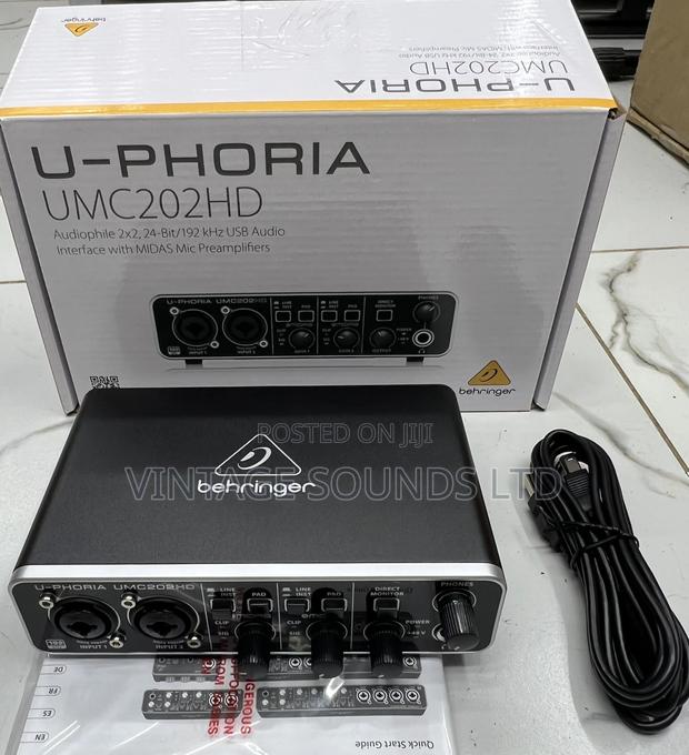 2ch Behringer Umc202hd Soundcard
