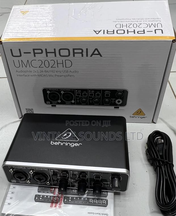 UMC202HD Audiophile 2x2, 24-Bit/192 KHZ USB Audio Interface - main view