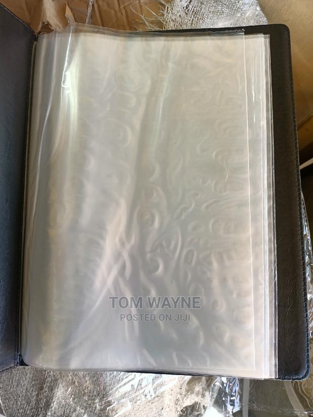 Leather Menu Holders With A4/A5 Nylon Pouches - thumbnail 2