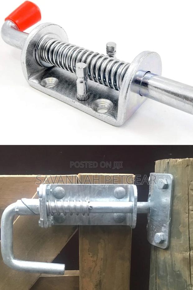 12mm Heavy Duty Shoot Spring Bolt Latch Gate Lock - thumbnail 4