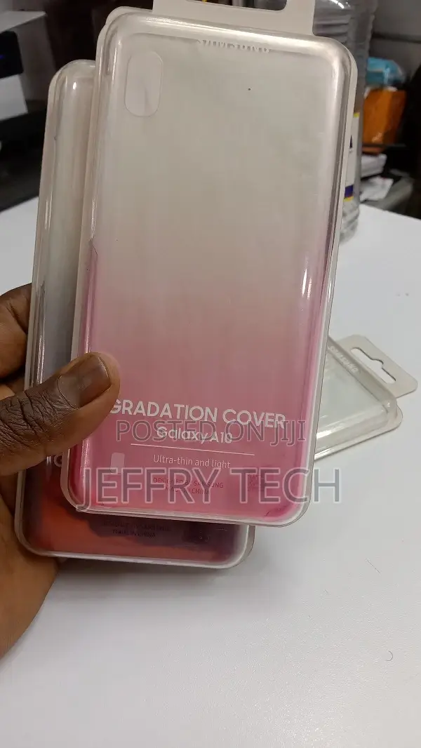 Cover Case for Samsung Galaxy A10 - Pink/Clear