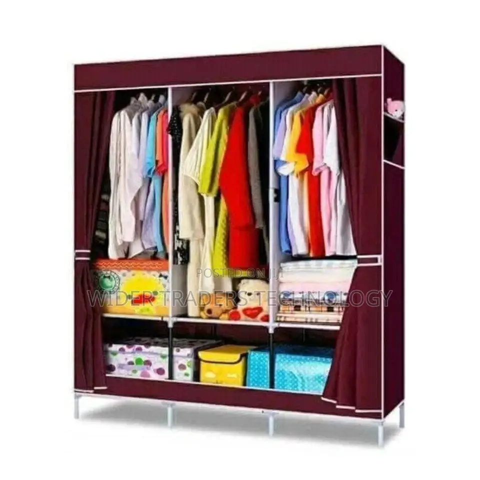 Metallic Wardrobe 3 Column