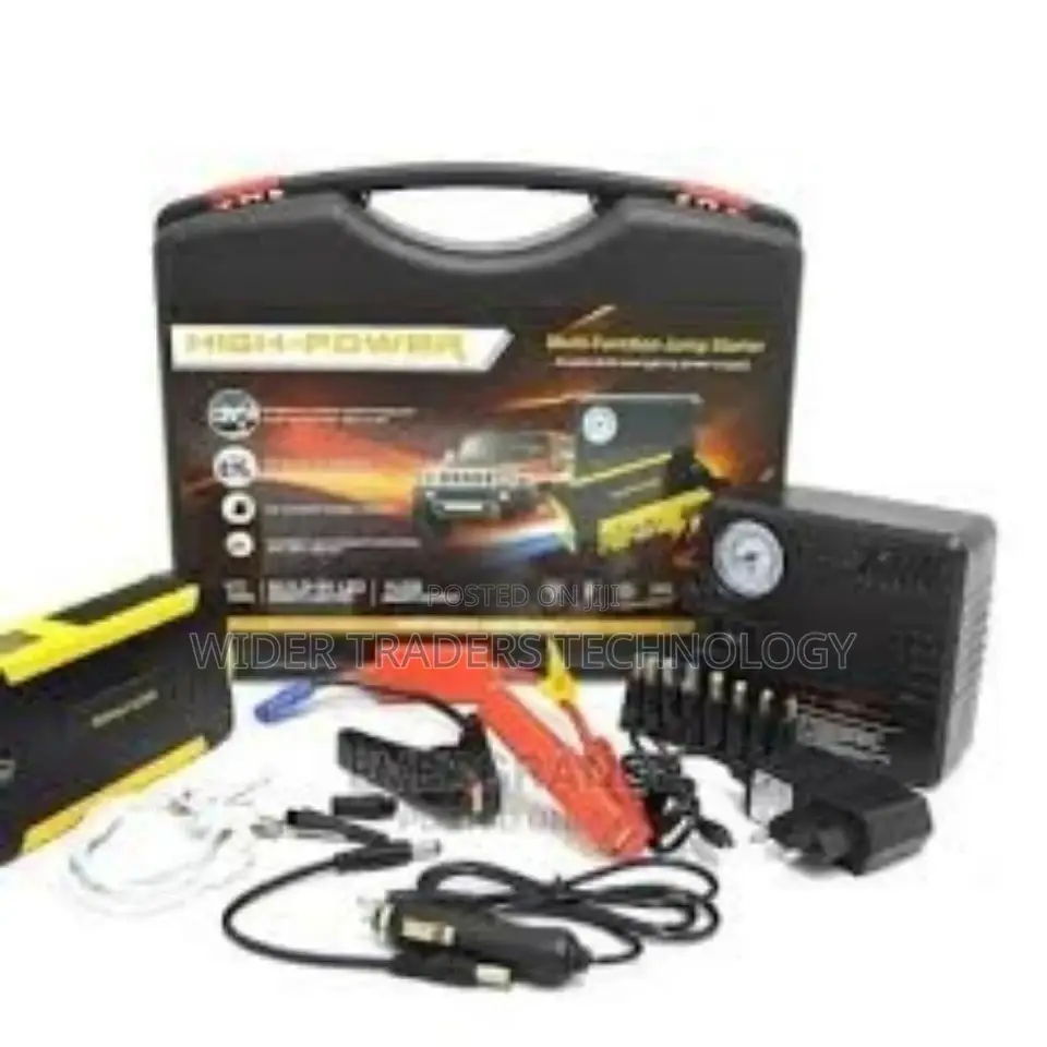 Multi-Function Jump Starter With Air Compressor Pump-99,800h