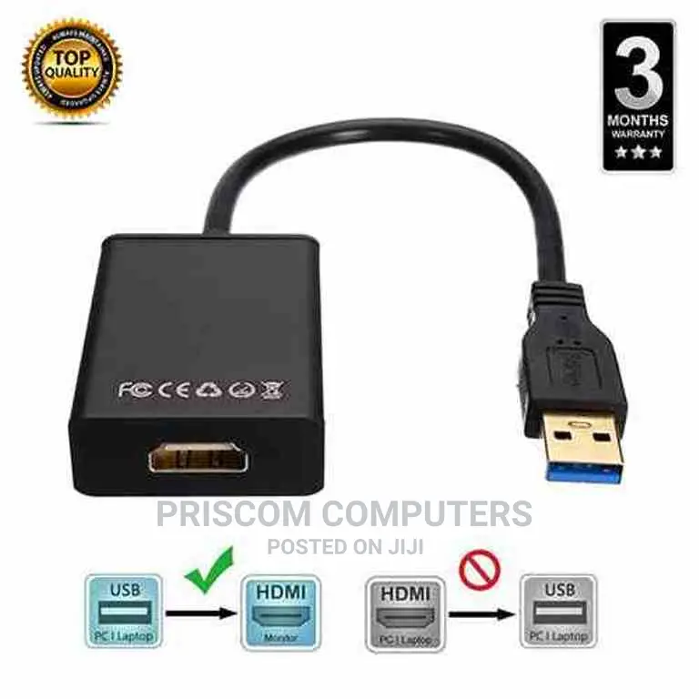 Usb to Hdmi Adapter Converter Cable