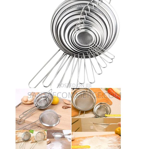 3 PCS Stainless Steel Fine Mesh Strainers Sieves
