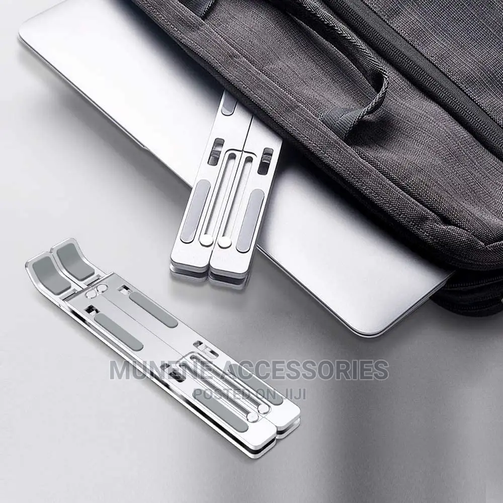 Laptop Stand Riser for Desk METAL Holder Bed, 7-Levels Angle