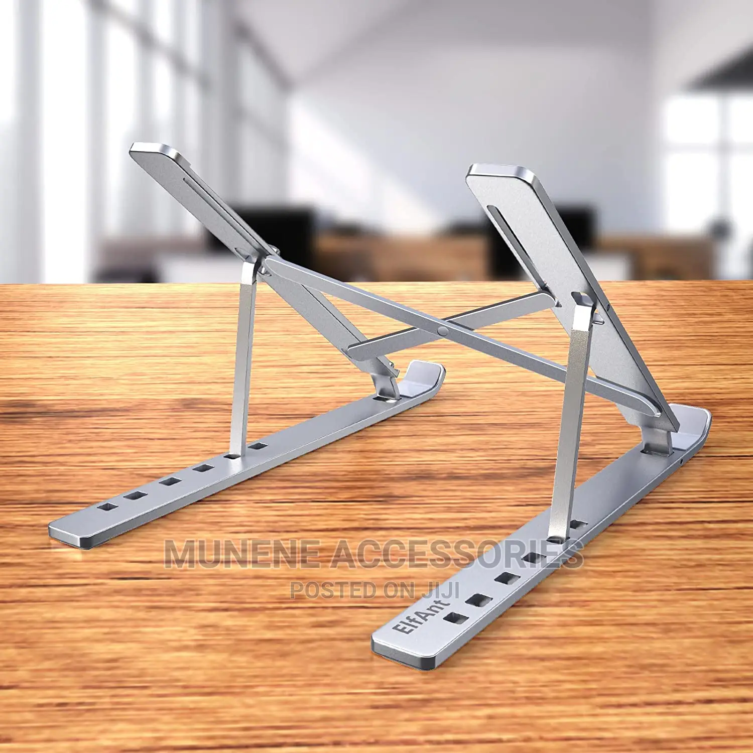 Laptop Stand Riser for Desk METAL Holder Bed, 7-Levels Angle