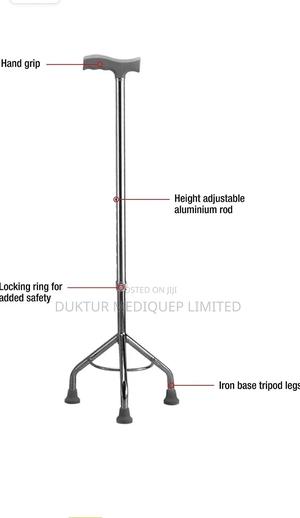 Quadi Stick/ Leg Height-adjustable, Quadripod Walking Stick - thumbnail 2