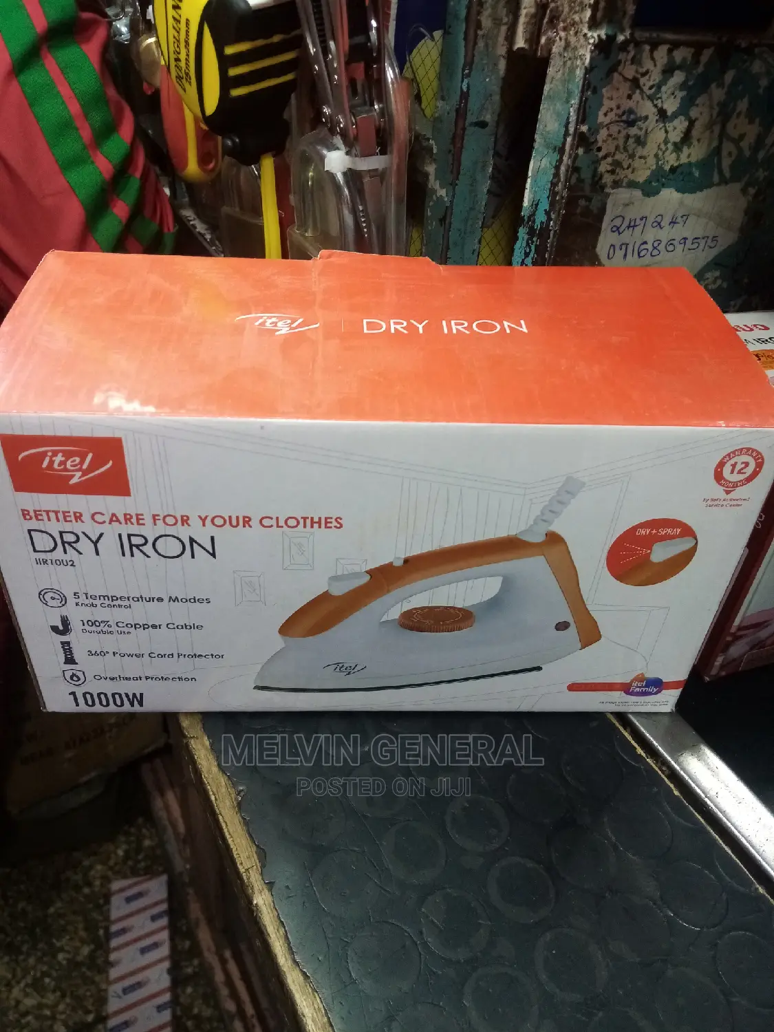 Itel Dry Iron Box Electric