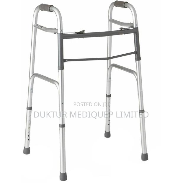 Two-button Folding Walker (Walking Frame Without Wheels) - main view