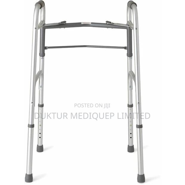 Two-button Folding Walker (Walking Frame Without Wheels) - thumbnail 3