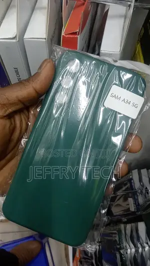 Black Soft Silicone Case - For Samsung Galaxy A34 5G