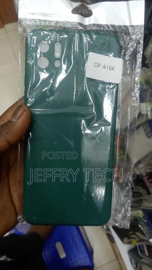 Oppo A16K Back Cover [Matte Soft Silicon Flexible] - thumbnail 2